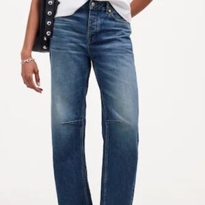 Madewell Darted Barrel-leg Jean